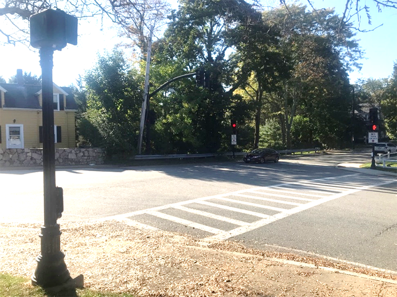 Figure 5 - View of Weston Road from the South Side of Linden Street at the T Intersection